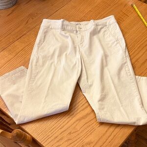 LOFT Straight Leg Women's Pants in Off-White/Cream